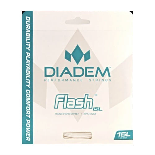 Diadem Flash 17/1.20 Tennis String (White) 1 Diadem Flash 17/1.20 Tennis String (White)