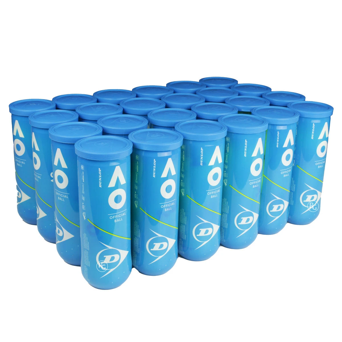 Dunlop Australian Open Extra Duty Tennis Balls - 24 Can Case 1 Dunlop Australian Open Extra Duty Tennis Balls - 24 Can Case