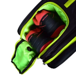 Dunlop Elite Tournament Thermo Bag (Black/Yellow) -Racquet Guys Sports DunlopEliteTournamentThermoBag3