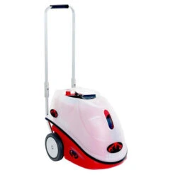 Lobster Elite Grand V Tennis Ball Machine -Racquet Guys Sports EL05 Elite Grand V Collapsed for Rolling 1