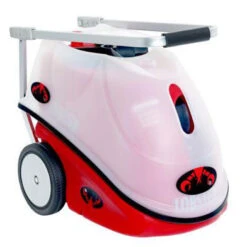 Lobster Elite Grand V Tennis Ball Machine -Racquet Guys Sports EL05 Elite Grand V Collapsed for Storage