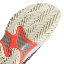 Adidas Barricade Tokyo Men's Tennis Shoe (White/Black/Solar Red) -Racquet Guys Sports FZ3935 FTW photo detail 1 white