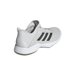 Adidas Adizero Club Junior Tennis Shoe (Grey/White/Green) 14 Adidas Adizero Club Junior Tennis Shoe (Grey/White/Green) -Racquet Guys Sports G26566 FTW photo back lateral top white