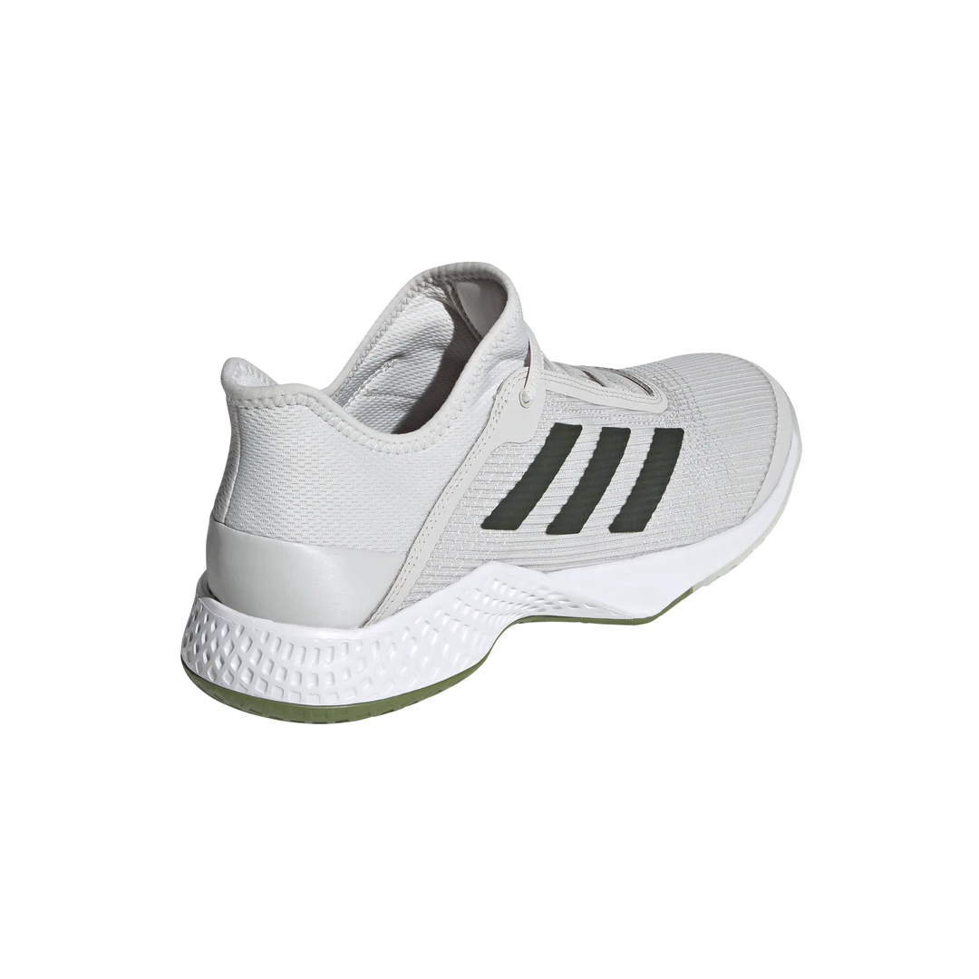 Adidas Adizero Club Junior Tennis Shoe (Grey/White/Green) 6 Adidas Adizero Club Junior Tennis Shoe (Grey/White/Green) - Image 6