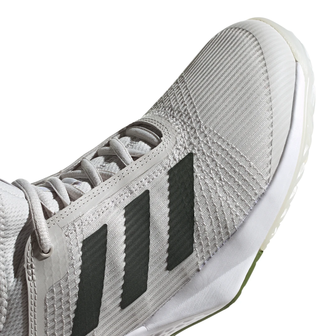 Adidas Adizero Club Junior Tennis Shoe (Grey/White/Green) 8 Adidas Adizero Club Junior Tennis Shoe (Grey/White/Green) - Image 8
