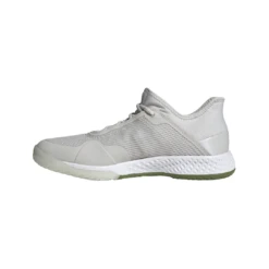 Adidas Adizero Club Junior Tennis Shoe (Grey/White/Green) 12 Adidas Adizero Club Junior Tennis Shoe (Grey/White/Green) -Racquet Guys Sports G26566 FTW photo side medial center white