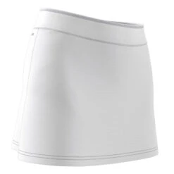 Adidas Women's Club Skirt (White/Grey) -Racquet Guys Sports GH7221 8 APPAREL ZIP Turntable 3d 2 transparent