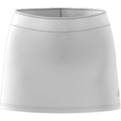 Adidas Women's Club Skirt (White/Grey) -Racquet Guys Sports GH7221 APP virtual front white