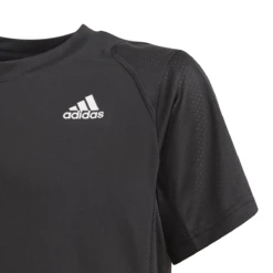 Adidas Boys Club 3 Stripes Top (Black/White) 6 Adidas Boys Club 3 Stripes Top (Black/White) -Racquet Guys Sports GK8179 APP photo detail 2 white
