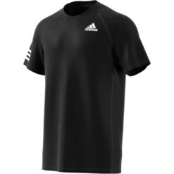 Adidas Men's 3 Stripes Club Top (Black) -Racquet Guys Sports GL5403 APP virtual standard white
