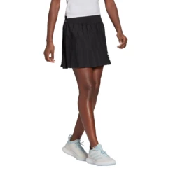 Adidas Women's Club Pleated Skirt (Black/White)
