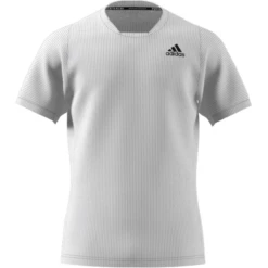 Adidas Men's FreeLift Primeblue Top (White) -Racquet Guys Sports GQ8932 APP virtual front white