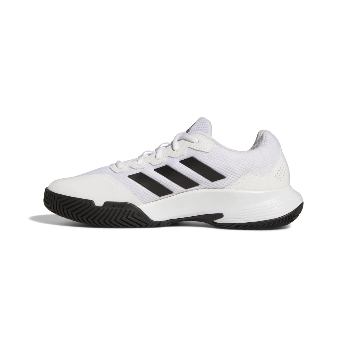 Adidas GameCourt 2 Men's Tennis Shoe (White/Black) 2 Adidas GameCourt 2 Men's Tennis Shoe (White/Black) - Image 2