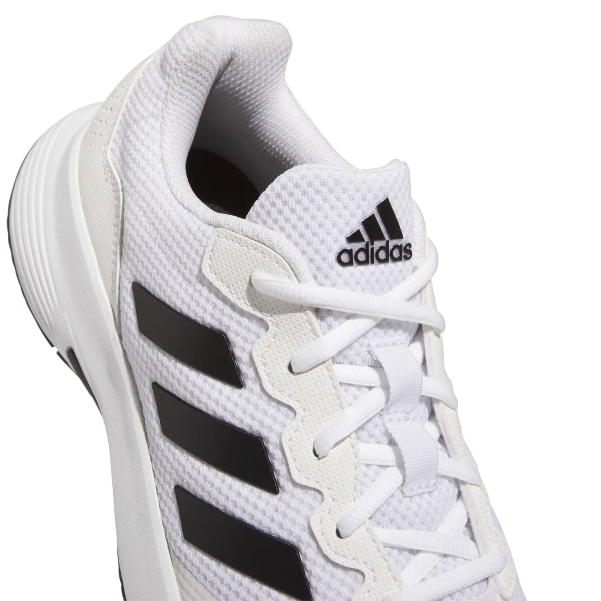 Adidas GameCourt 2 Men's Tennis Shoe (White/Black) 7 Adidas GameCourt 2 Men's Tennis Shoe (White/Black) - Image 7