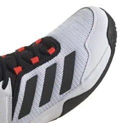 Adidas Ubersonic 4 Junior Tennis Shoe (White/Black/Red) -Racquet Guys Sports GW2997 9 FOOTWEAR Photography DetailView2 white