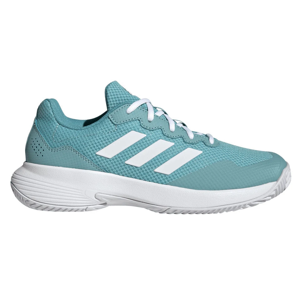 Adidas GameCourt 2 Women's Tennis Shoe (Mint Ton/Cloud White) 1 Adidas GameCourt 2 Women's Tennis Shoe (Mint Ton/Cloud White)