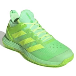 Adidas Adizero Ubersonic 4 Men's Tennis Shoe (Beam Green/Signal Green) 10 Adidas Adizero Ubersonic 4 Men's Tennis Shoe (Beam Green/Signal Green) -Racquet Guys Sports GW6793 6 FOOTWEAR Photography FrontLateralTopView white