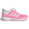 Adidas Adizero Club Junior Tennis Shoe (Pink/White)