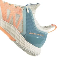 Adidas Adizero Ubersonic 4 Parley Men's Tennis Shoes (White/Beam Orange) -Racquet Guys Sports GX9623 9 FOOTWEAR Photography DetailView2 white