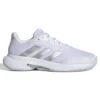 Adidas CourtJam Control Women's Tennis Shoe (White/Silver)