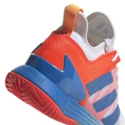Adidas Adizero Ubersonic 4 Men's Tennis Shoe (White/Blue/Red) -Racquet Guys Sports GY3317 9 FOOTWEAR Photography DetailView2 white