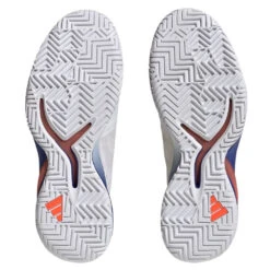 Adidas Adizero Cybersonic Men's Tennis Shoe (White/Black) -Racquet Guys Sports GY9634 4 FOOTWEAR Photography BottomView transparent 1