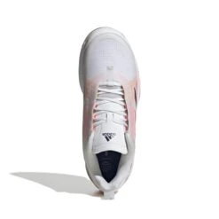 Adidas Avacourt Women's Tennis Shoe (White/Indigo/Orange) 11 Adidas Avacourt Women's Tennis Shoe (White/Indigo/Orange) -Racquet Guys Sports GZ0690 3 FOOTWEAR Photography TopPortraitView white