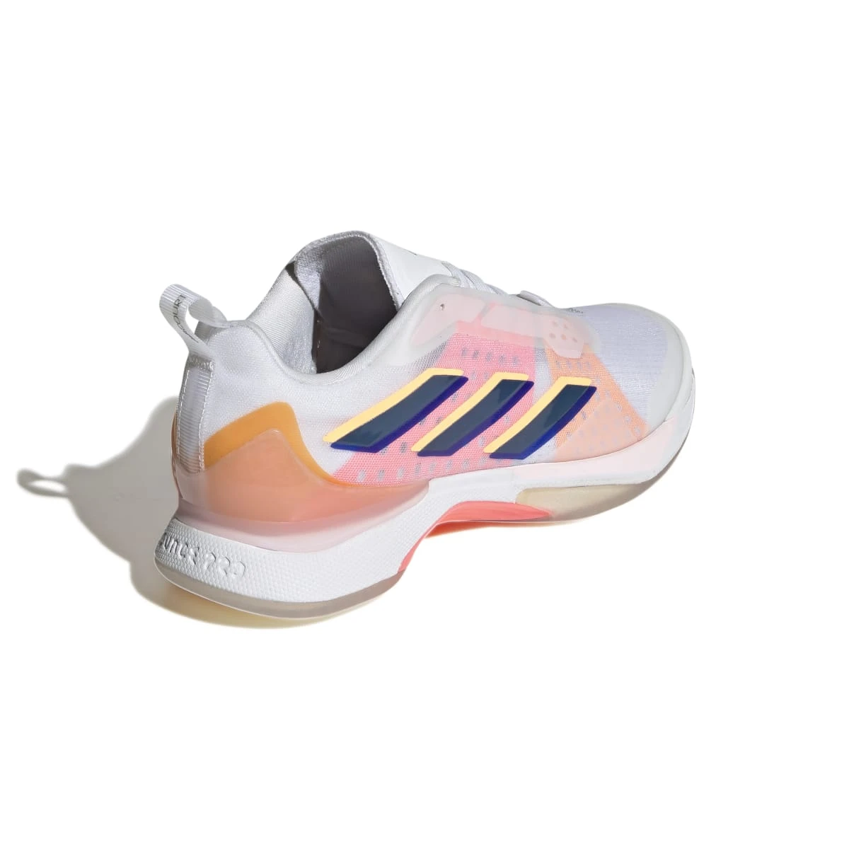 Adidas Avacourt Women's Tennis Shoe (White/Indigo/Orange) 6 Adidas Avacourt Women's Tennis Shoe (White/Indigo/Orange) - Image 6