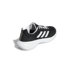 Adidas GameCourt 2 Women's Tennis Shoe (Black/White) -Racquet Guys Sports GZ0694 7 FOOTWEAR Photography BackLateralTopView white