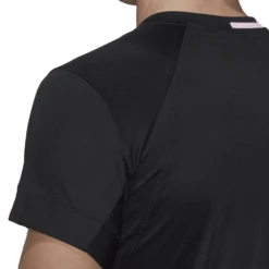 Adidas Men's US Series Top (Black) 10 Adidas Men's US Series Top (Black) -Racquet Guys Sports HH9472 9 APPAREL OnModel DetailView2 transparent