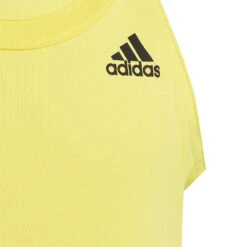Adidas Girl's Club Tank Top (Beam Yellow) 8 Adidas Girl's Club Tank Top (Beam Yellow) -Racquet Guys Sports HN6304 5 APPAREL Photography DetailView2 transparent