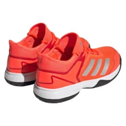 Adidas Ubersonic 4 Junior Tennis Shoe (Red) -Racquet Guys Sports HP9698 7 FOOTWEAR Photography BackLateralTopView transparent