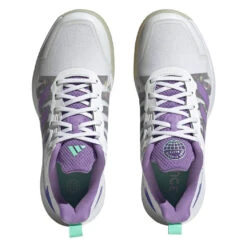 Adidas Defiant Speed Women's Tennis Shoe (White) -Racquet Guys Sports HQ8459 3 FOOTWEAR Photography TopPortraitView transparent