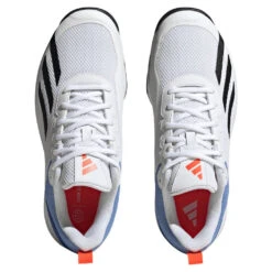 Adidas Courtflash Speed Men's Tennis Shoe (White/Black) -Racquet Guys Sports HQ8481 3 FOOTWEAR Photography TopPortraitView transparent