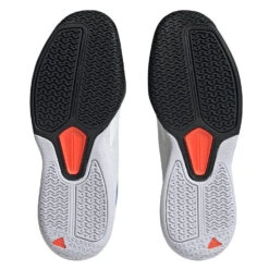 Adidas Courtflash Speed Men's Tennis Shoe (White/Black) -Racquet Guys Sports HQ8481 4 FOOTWEAR Photography BottomView transparent