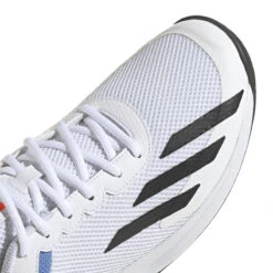 Adidas Courtflash Speed Men's Tennis Shoe (White/Black) -Racquet Guys Sports HQ8481 8 FOOTWEAR Photography DetailView1 transparent