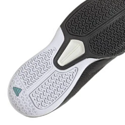 Adidas Courtflash Speed Men's Tennis Shoe (Black/White) -Racquet Guys Sports HQ8482 9 FOOTWEAR Photography DetailView2 transparent