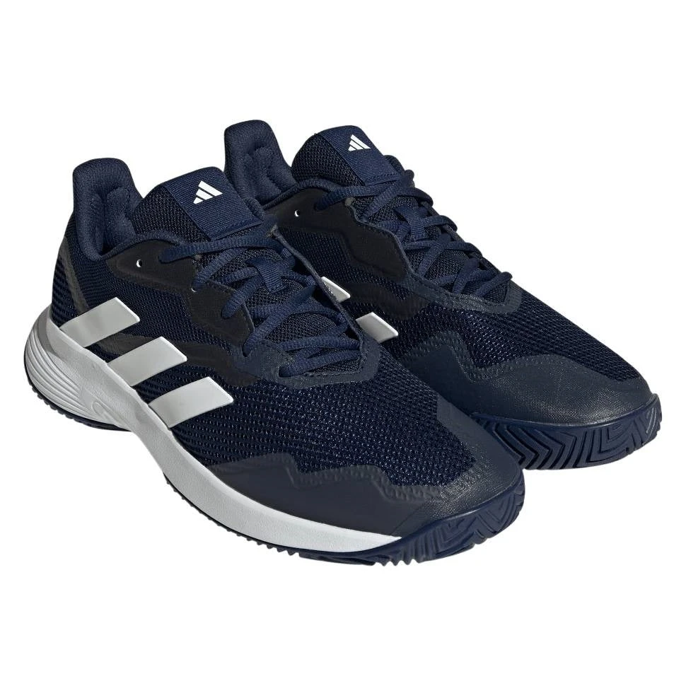 Adidas CourtJam Control Men's Tennis Shoe (Navy/White) 3 Adidas CourtJam Control Men's Tennis Shoe (Navy/White) - Image 3