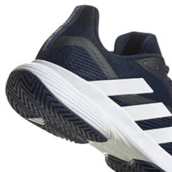 Adidas CourtJam Control Men's Tennis Shoe (Navy/White) 15 Adidas CourtJam Control Men's Tennis Shoe (Navy/White) -Racquet Guys Sports HQ8808 8 FOOTWEAR Photography DetailView1 transparent