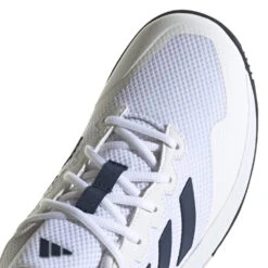 Adidas GameCourt 2 Men's Tennis Shoe (White/Navy) -Racquet Guys Sports HQ8809 9 FOOTWEAR Photography DetailView2 transparent