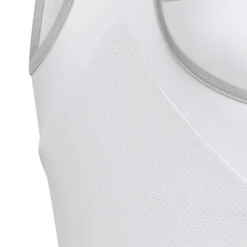 Adidas Girl's Club Tank Top (White) -Racquet Guys Sports HS0566 6 APPAREL Photography DetailView3 transparent