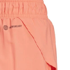 Adidas Women's Club Shorts (Orange) 13 Adidas Women's Club Shorts (Orange) -Racquet Guys Sports HS1453 8 APPAREL OnModel DetailView2 transparent