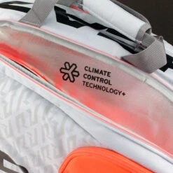 Head Radical Supercombi 9 Pack Racquet Bag (Grey/Orange) -Racquet Guys Sports IMG 2928