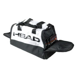 Head Novak Djokovic Duffel Bag (White/Black) -Racquet Guys Sports IMG 2931