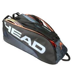 Head Tour Team Supercombi 9 Pack Racquet Bag (Black/Grey)