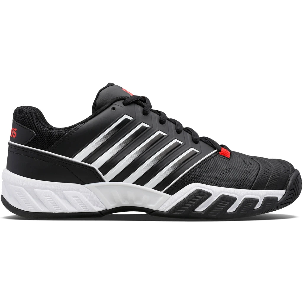 K-Swiss BigShot Light 4 Men's Tennis Shoe (Black/White/Red) 1 K-Swiss BigShot Light 4 Men's Tennis Shoe (Black/White/Red)