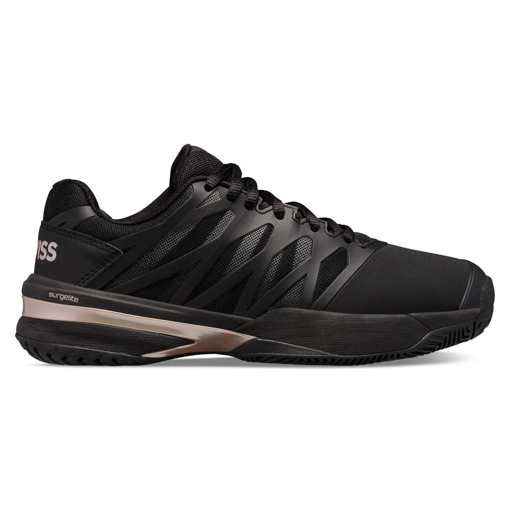K-Swiss Ultrashot 2 Women's Tennis Shoe (Black/Rose Gold) 1 K-Swiss Ultrashot 2 Women's Tennis Shoe (Black/Rose Gold)