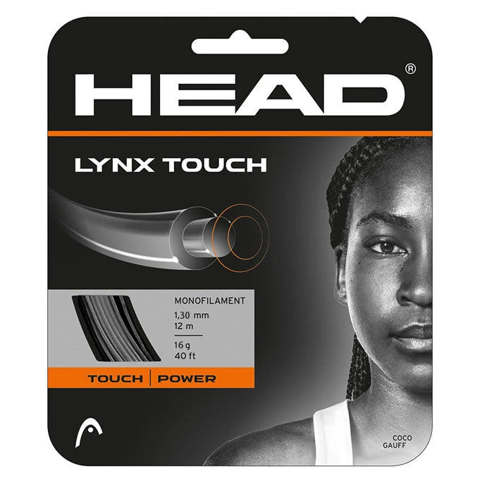 Head Lynx Touch 16/1.30 Tennis String (Grey) 1 Head Lynx Touch 16/1.30 Tennis String (Grey)