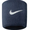 Nike Swoosh Wristbands (Obsidian/White)
