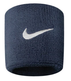 Nike Swoosh Wristbands (Obsidian/White)
